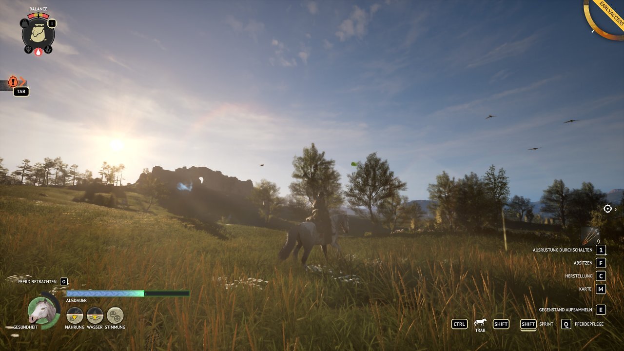 [10/03/2026] Gerade die Lichtstimmung ist oft sehr schön, und es macht durchaus Freude, durch die offene Welt zu preschen. Es gibt aber noch recht viele Bugs in dem Early-Access-Spiel.