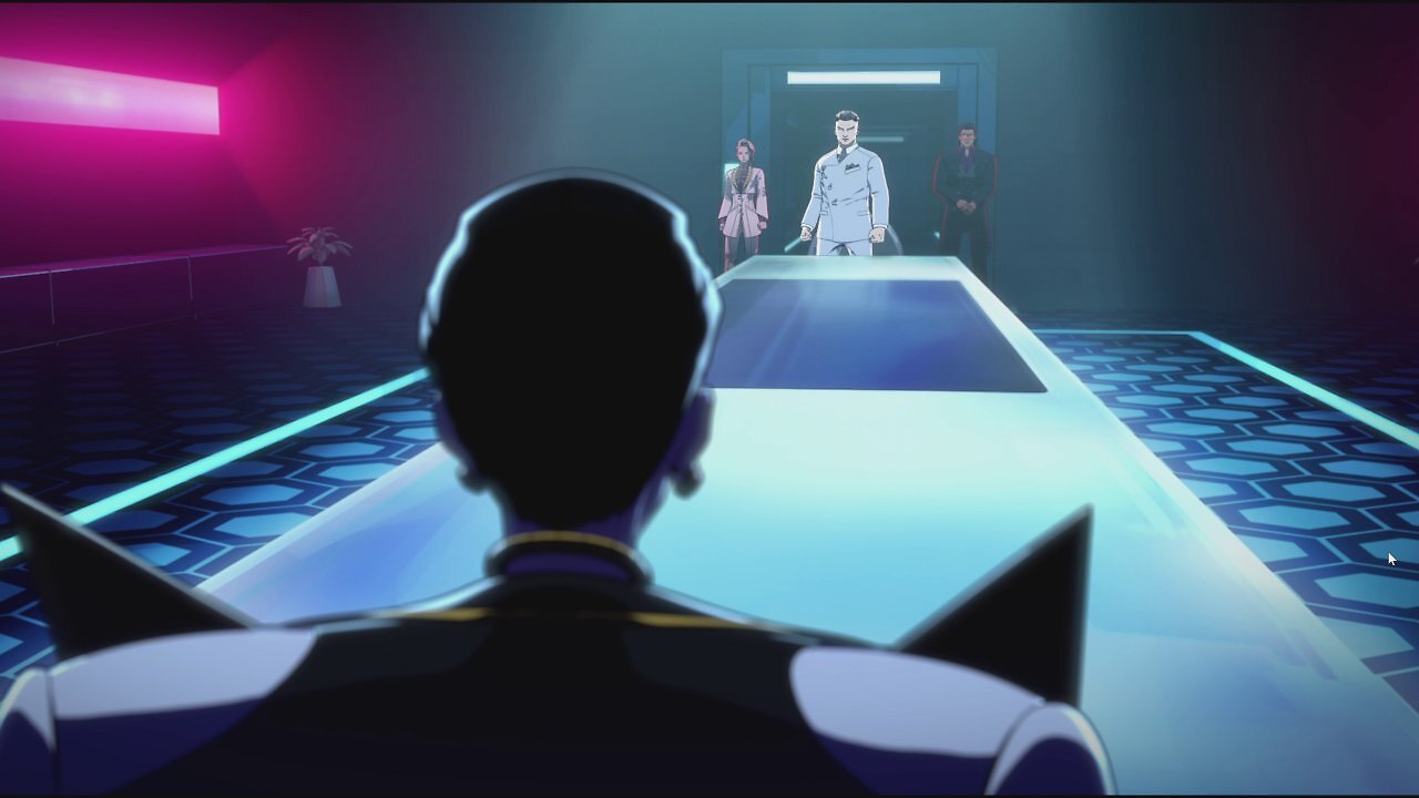 [19/03/2026] Die Szene könnte aus einem Agenten-Anime stammen. Nicht vergessen: Es geht um ein Rennspiel.