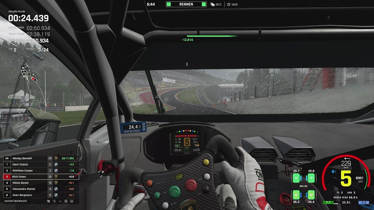 [10/04/2026] Manche Strecken wie Spa, Silverstone und der Nürburgring sind für ihre plötzlichen Wetterwechsel gefürchtet und berüchtigt.