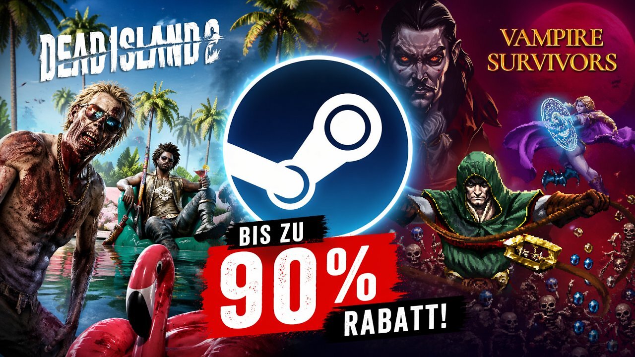 [22/04/2026] Die Midweek Deals bei Steam bieten bis zu 90% Rabatt.