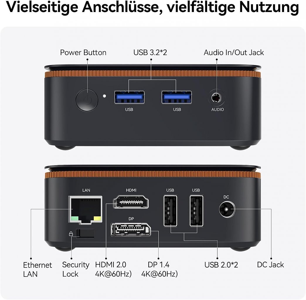 [12/05/2026] Alle wichtigen Anschlüsse sind vorhanden.