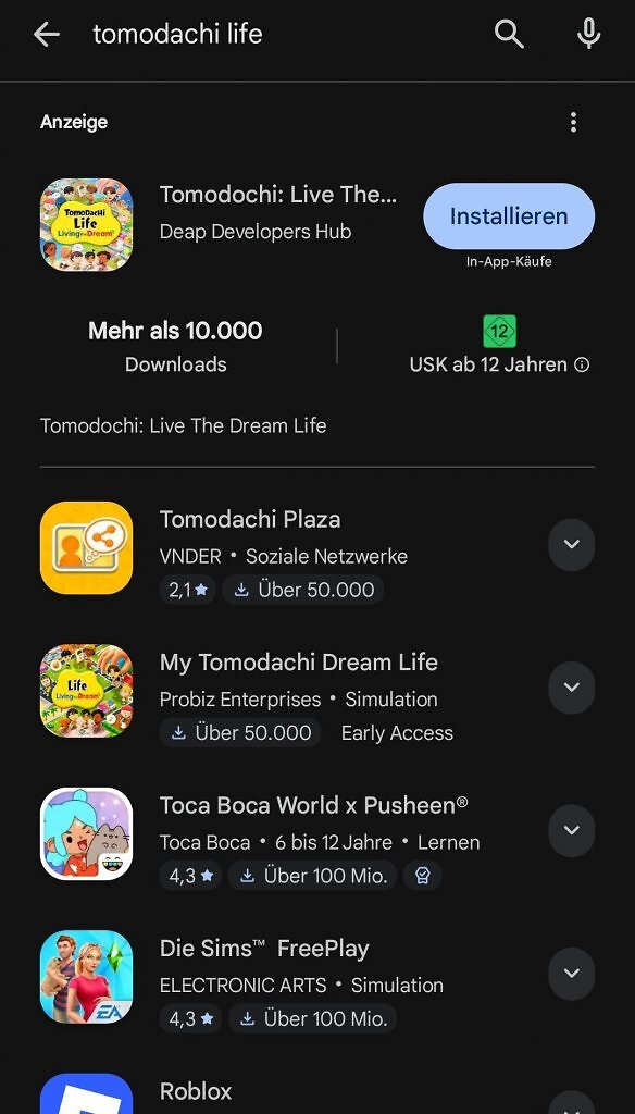 [26/05/2026] Die Fake Apps sehen von ihrer Aufmachung her verblüffend ähnlich zu den echten Spielen aus.