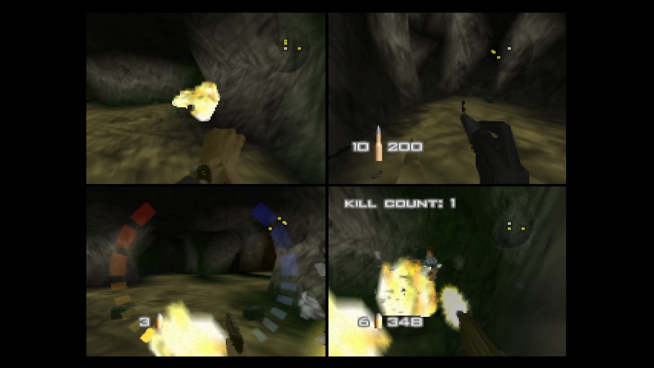 Screenshot aus dem Multiplayer von GoldenEye 007
