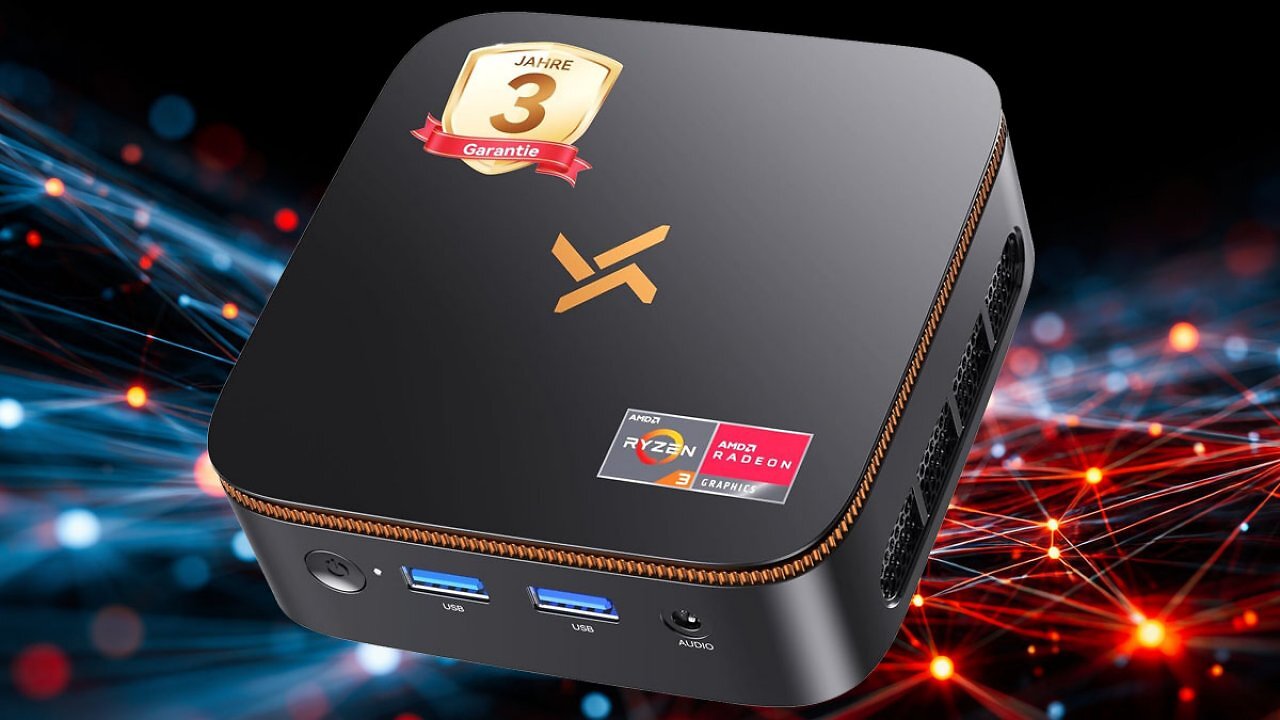 Für kurze Zeit günstiger: Mini-PC mit 16 GB RAM, 512 GB SSD und AMD-Power