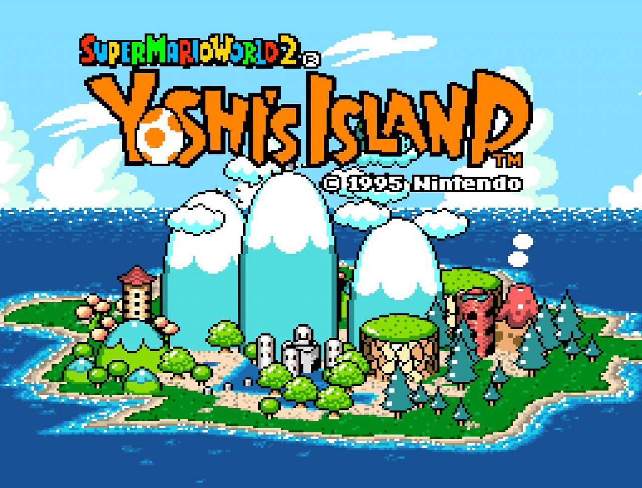 [04/05/2026] Yoshi's Island Startscreen auf dem SNES