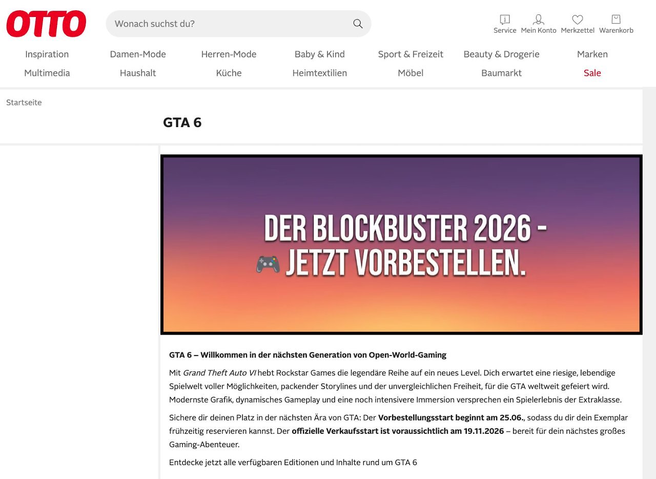 [24/06/2026] GTA 6 vorbestellen: Pre-Order-Start in Kürze - Vorbesteller-Boni & Ultimate Edition enthüllt (Ticker) (1)