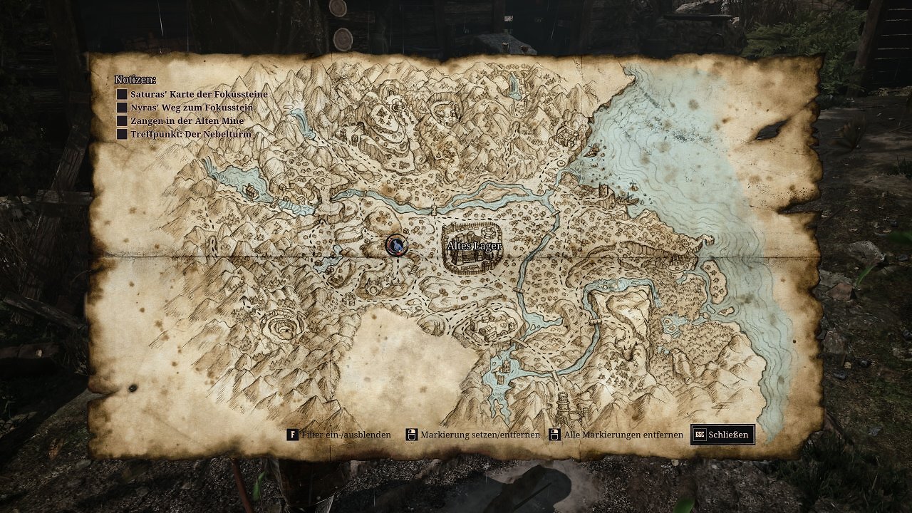 [19/06/2026] Ihr findet Cohsel auf dem Weg vom alten zum neuen Lager - siehe blaue Markierung hier auf der Karte.