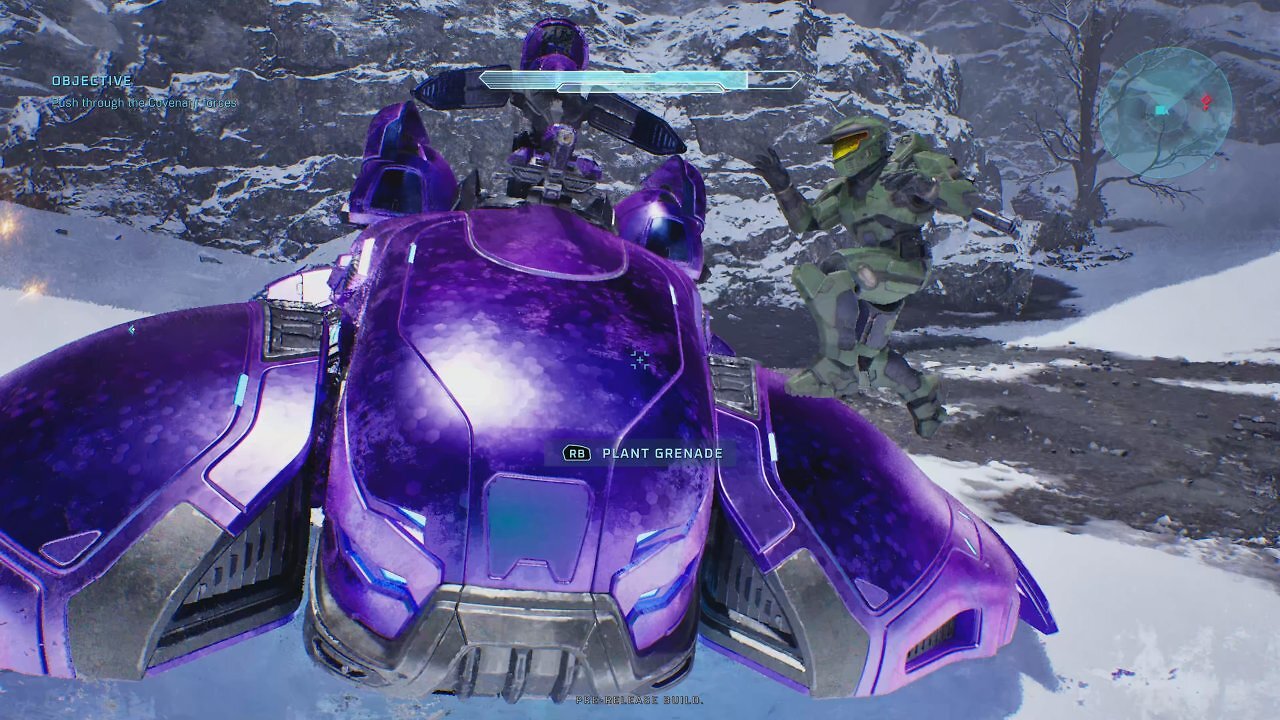 [10/06/2026] Wraith-Panzer lassen sich zwar steuern, ihr dürft sie aber nicht im Kampf übernehmen. Stattdessen schmeißt der Master Chief eine Granate rein.