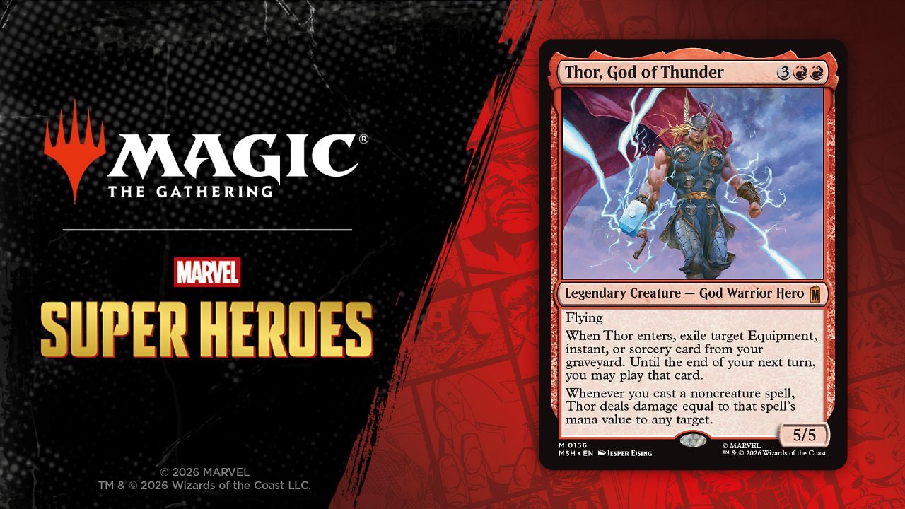 [02/06/2026] MTG: Marvel Super Heroes - einzigartige Mechaniken und eine extrem seltene Karte (2)