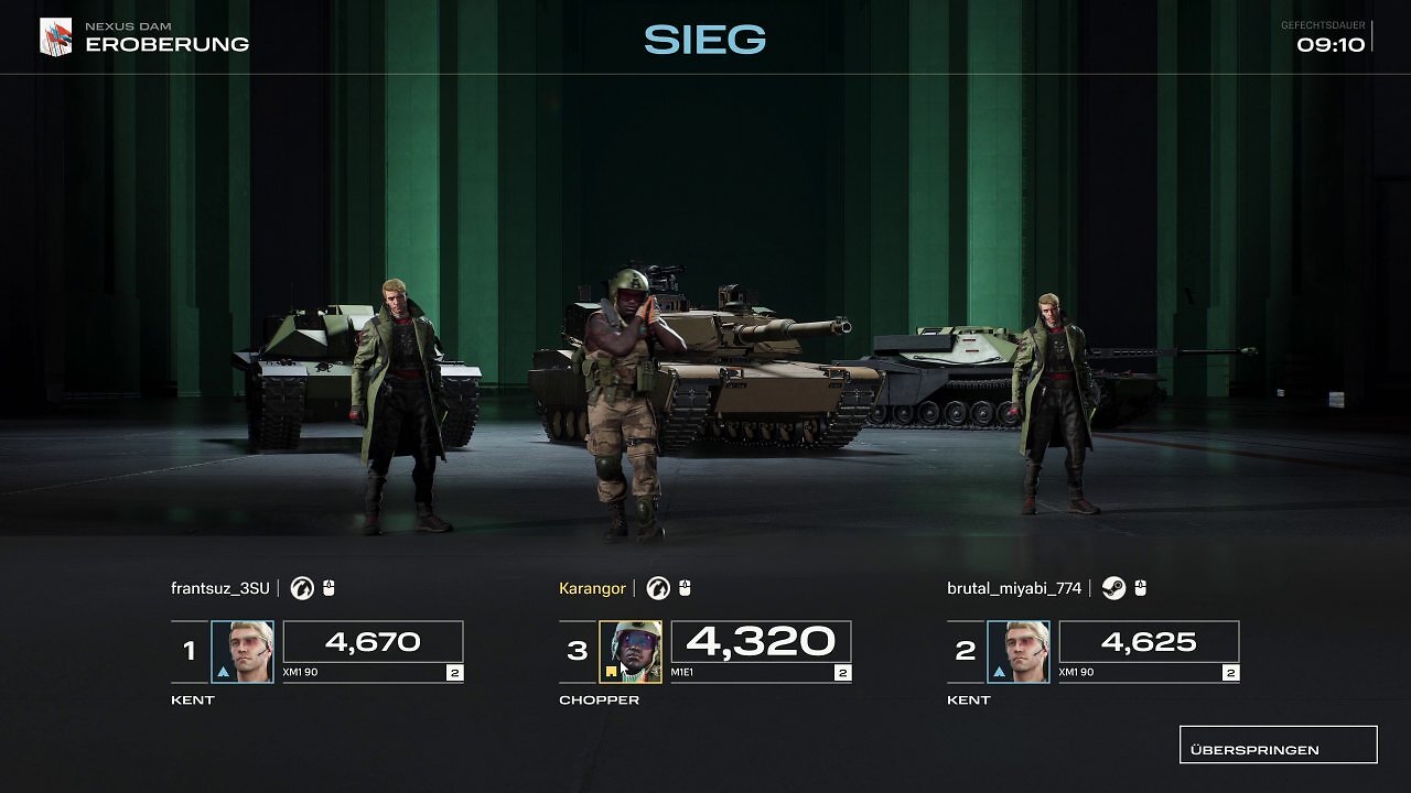 [05/06/2026] World of Tanks HEAT: Nach der Partie bekommen wir angezeigt, wie gut (oder schlecht) wir waren.&nbsp;