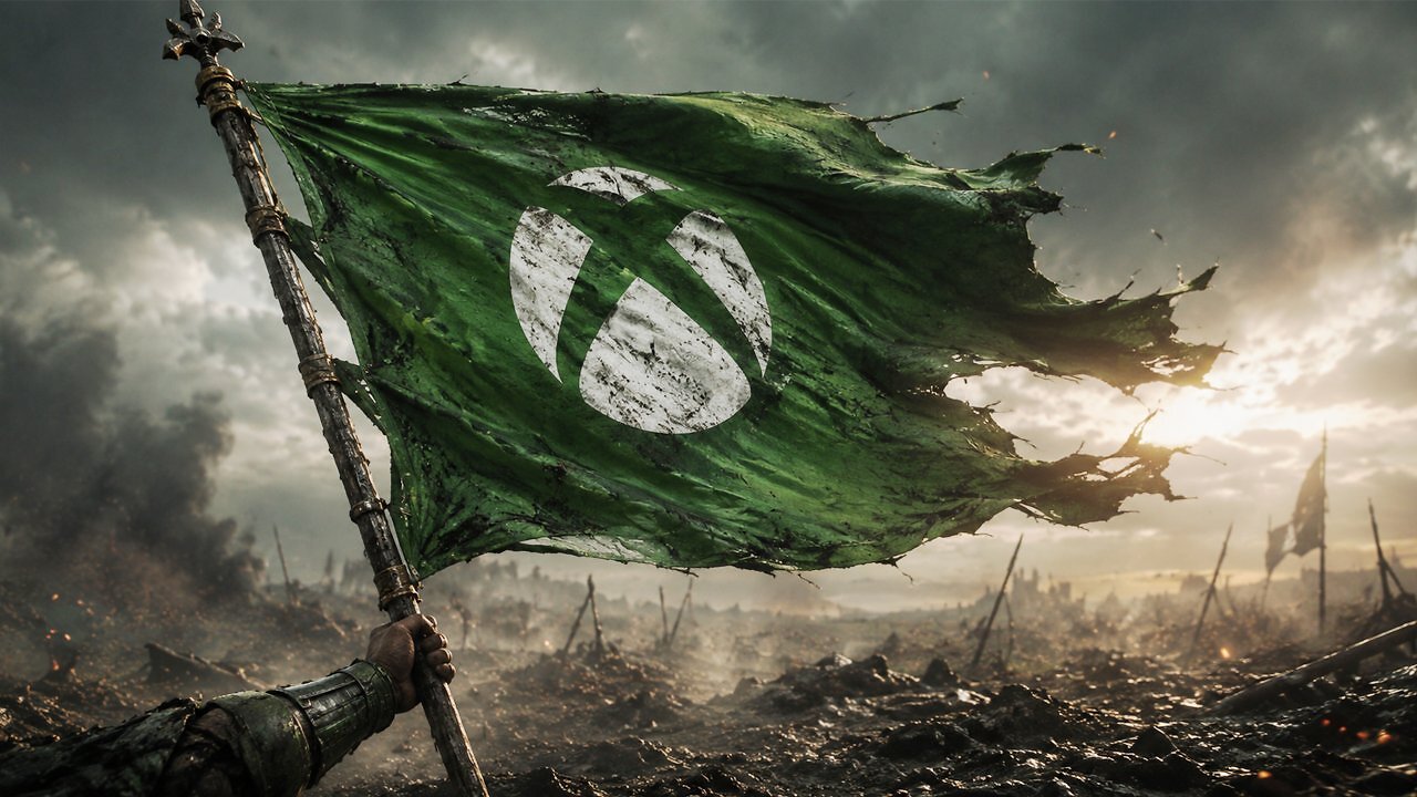 Xbox Banner im Wind