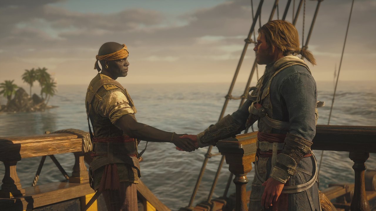 [08/07/2026] Auf den DLC rund um Adéwalé müssen wir leider verzichten. In seiner Rolle als Offizier ist er aber natürlich trotzdem dabei.