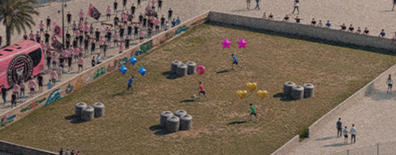 [23/07/2026] Balloon Ball - Bei dem Minispiel müssen wohl Ballons mit Fußbällen zerstört werden.