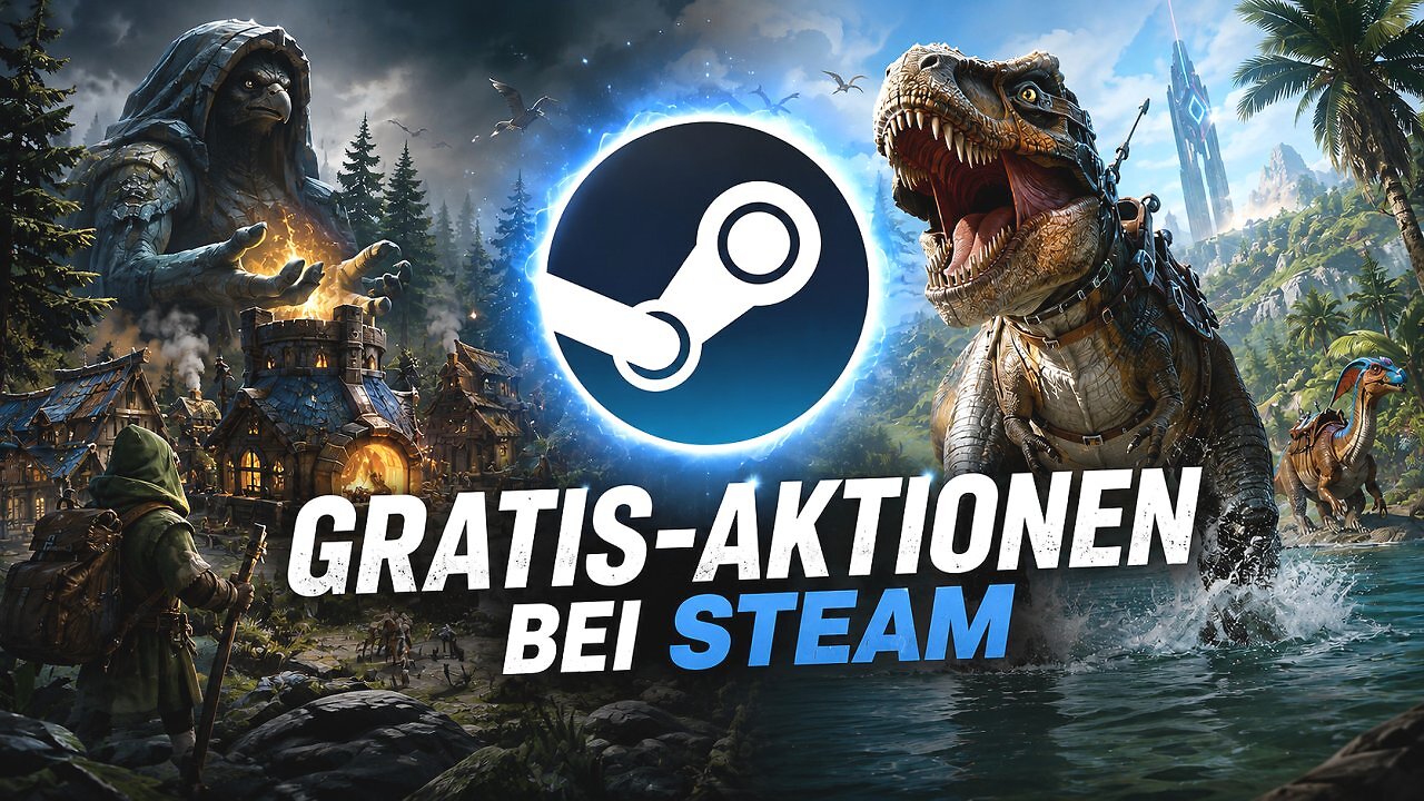[10/07/2026] Bei Steam finden aktuell drei Gratis-Aktionen mit Spielen im Wert von fast 100 Euro statt.