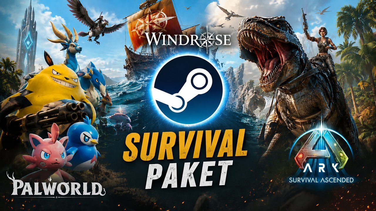 [06/07/2026] Bei Steam steht ein Paket mit einigen der besten Survival-Spiele der vergangenen Jahre zum Schnäppchenpreis bereit.
