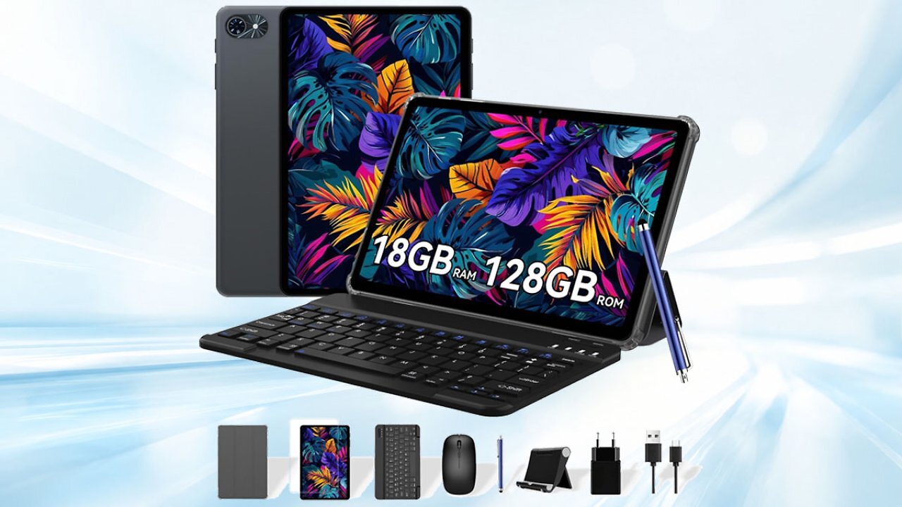 [22/07/2026] Tablet und Laptop in einem: Bei Amazon nur 110€ mit Bluetooth-Tastatur, Maus, Stift und mehr