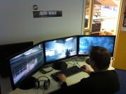 3 Monitore im Einsatz