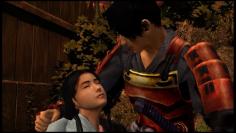 Noch hält Samanosuke seine Prinzessin Yuki in Händen, bevor sie von einem fetten Dämon entführt wird.
 