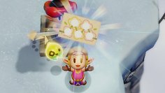 Zelda erhält eine Stempelkarte.