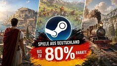 Bei Steam findet ein Sale mit Spielen aus Deutschland und bis zu 80 Prozent Rabatt statt. Anno &amp; Co. sind dabei.