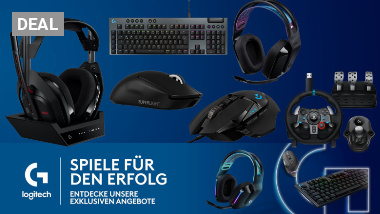 Logitech Gaming-Zubehör günstiger: Diese Prime-Deals nicht verpassen - Mäuse, Tastaturen, Headsets und mehr