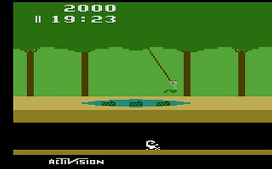 Pitfall
Pitfall (1982) wandert über vier Millionen Mal über die Ladentheke und ist eines der meistverkauften Spiele für Atari 2600.&nbsp;