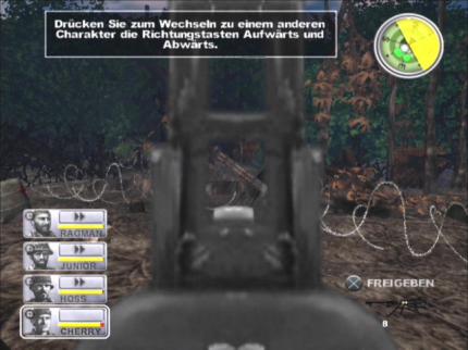 Viel Gewehr, wenig Sicht.