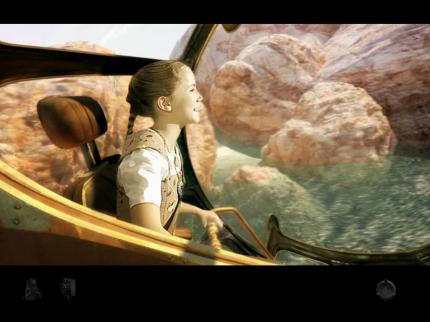 Yeesha steuert die Schwebebahn