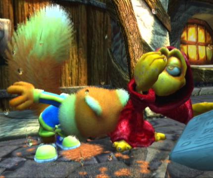 Conker übergibt sich