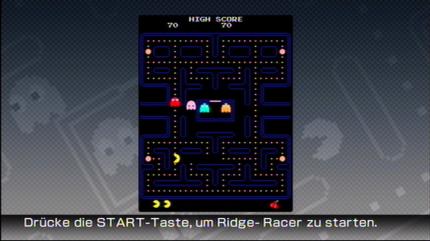 PacMan vor dem Rennstart