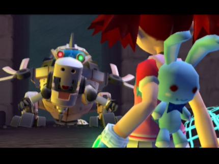 Sayaka und ein Levelboss