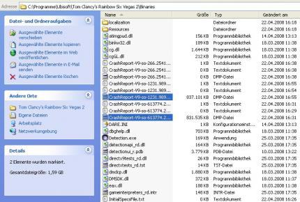 Log-Dateien mit bis zu 900 MB