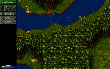Cannon Fodder - Ein Vorreiter im Genre der Echtzeitstrategie. Trotz allem jahrelang schwer zu bekommen.