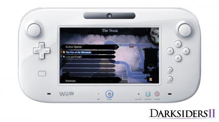 Darksiders 2 für Wii U: Die Karte auf dem Gamepad ist in vielen Fällen keine große Hilfe - man braucht sie fast nie