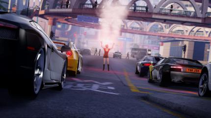 I feel the need..the need for speed. Gleich geht's los quer durch Hong Kong.