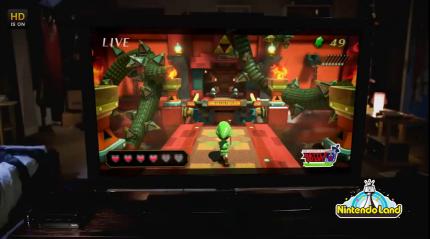 Screenshot aus dem Zelda-Minispiel aus Nintendo-Land: Die Frage ist: Wo bleibt ein richtiges Zelda-Spiel?