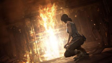 Feuer sieht in Tomb Raider nicht nur fantastisch aus, weil es die Ausleuchtung eines Raums verändert, es hat auch Gameplay-Auswirkungen!
