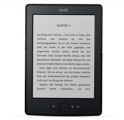 Das amazon-Kindle ist der wohl bekannteste eReader.