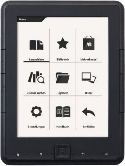 eReader gibt es auch ohne großen Schnickschnack, wie das von Weltbild.