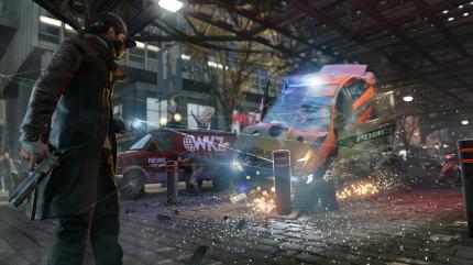 Watch Dogs in der Vorschau: Aiden kann seine Umgebung hacken, zum Beispiel Ampeln auf Grün stellen oder Poller hochfahren.