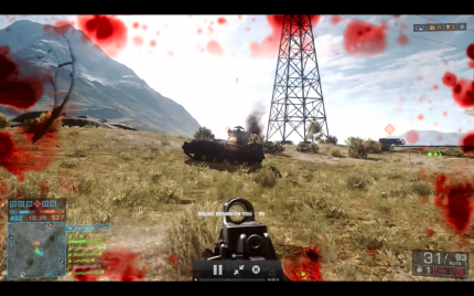 Battlefield 4 im Test: Dank dem Stein-Schere-Papier-Prinzip hat dieser Infanterist keine Chance gegen den Panzer.