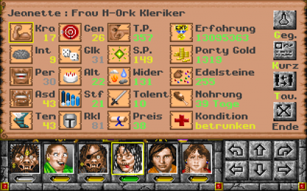 Spieletipps zu Might and Magic: World of Xeen: Die Spielfiguren ausführlich erläutert