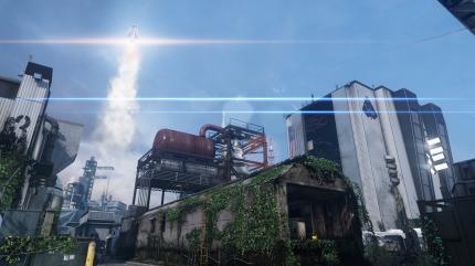 Im Hintergrund von Ignition startet eine Rakete - fast der einzige Unterschied zum Klassiker Scrapyard.