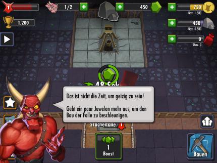 Horny sagt schon im Tutorial, worum es in dieser App geht: Geld ausgeben!