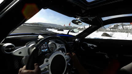 Die Cockpitsicht ist wundervoll detailliert und in 3D integriert!