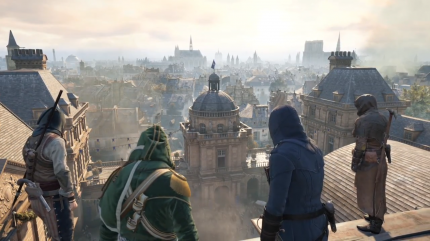Vier Assassinen in Assassin's Creed Unity - nicht dass das das Gameplay verhunzt!