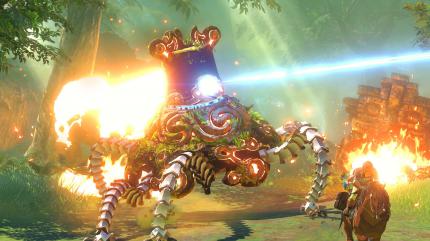 Der stilisierte Grafikstil von Zelda HD für Wii U imponiert.