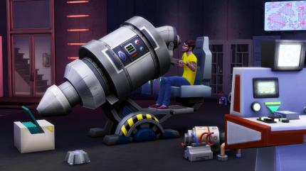 Typisch Die Sims: Objekte und Figuren sind auf sympathische Art und Weise überzeichnet.