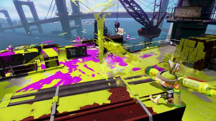In Splatoon geht es um Farbkleckse, nicht um Abschüsse!