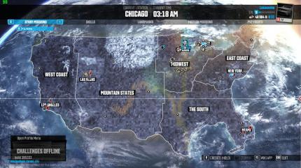 Die riesige Map: Zwei Stunden von West nach Ost, zwei von Nord nach Süd. Also vier Quadratstunden Spielspaß?